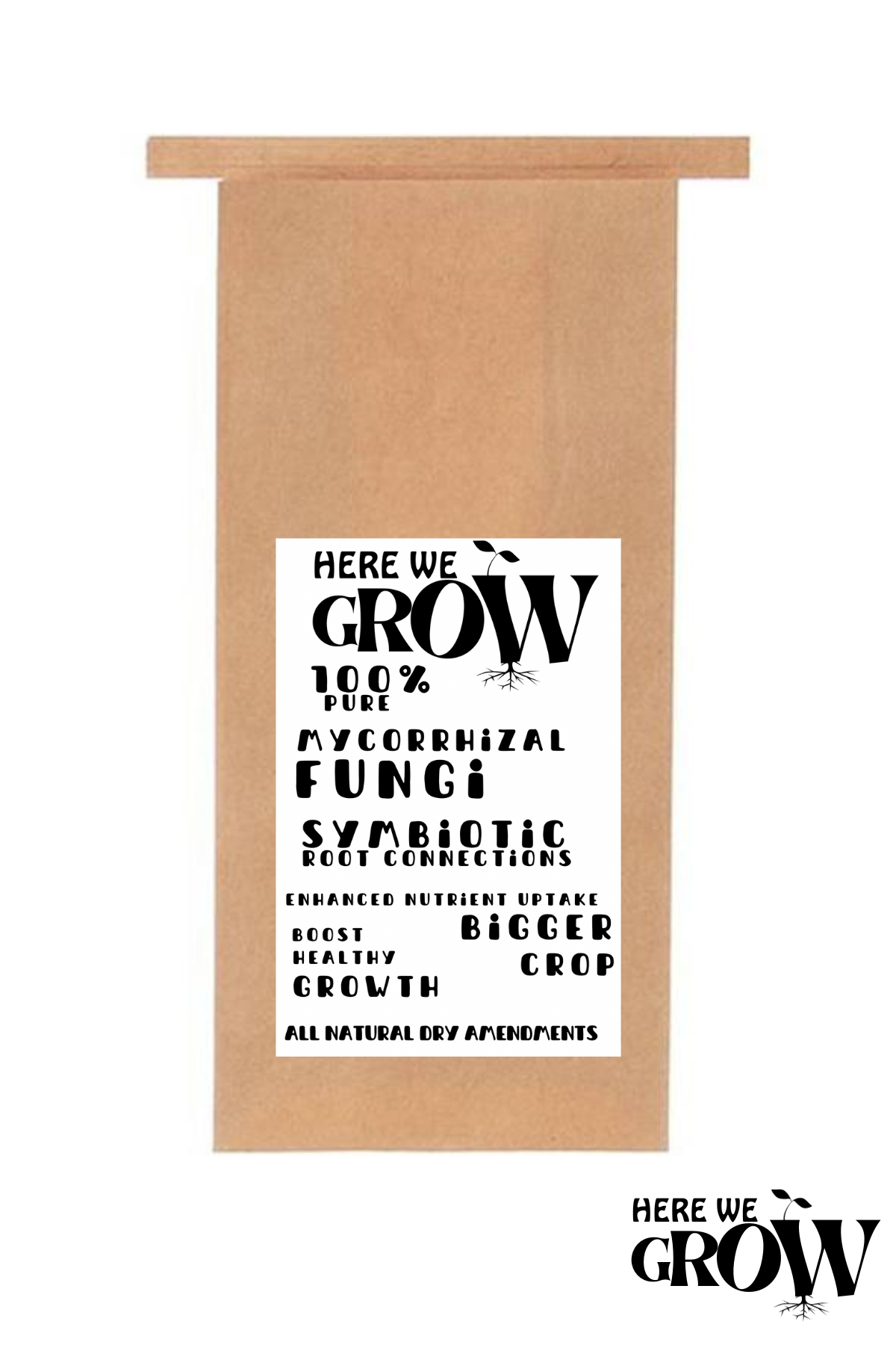 Here We Grow 100% Pure Mycorrhizal Fungi Powder